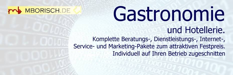 Komplette mborisch.de Beratungs- und Marketing-Pakete für Gastronomie und Hotellerie